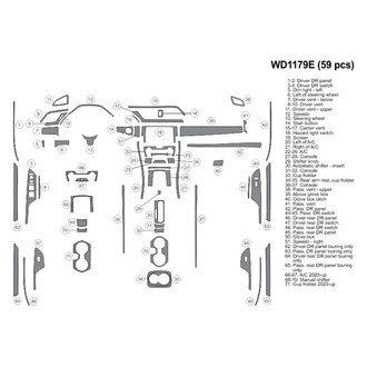 B&I® - 2D Blackwood Large Dash Kit (59 Pcs)