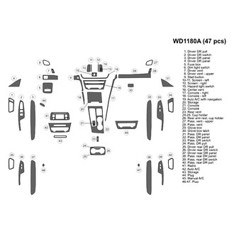 B&I® - 2D Blackwood Large Dash Kit (47 Pcs)