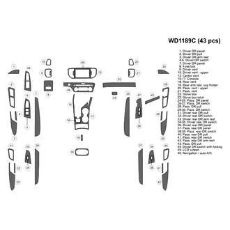 B&I® - 2D Blackwood Large Dash Kit (43 Pcs)