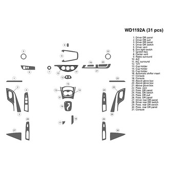 B&I® - 2D Blackwood Large Dash Kit (31 Pcs)