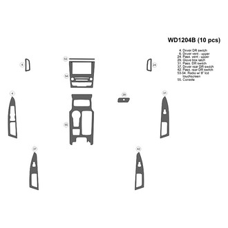 B&I® - 2D Blackwood Small Dash Kit (10 Pcs)