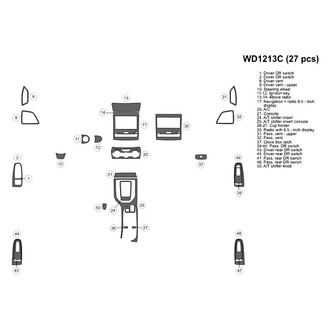 B&I® - 2D Blackwood Small Dash Kit (27 Pcs)