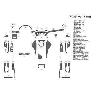 B&I® - 2D Blackwood Large Dash Kit (37 Pcs)