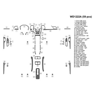 B&I® - 2D Blackwood Large Dash Kit (59 Pcs)
