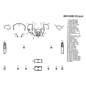 B&I® - 2D Blackwood Small Dash Kit (32 Pcs)