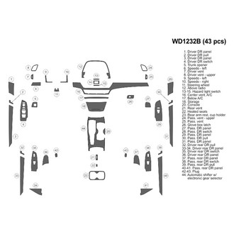 B&I® - 2D Blackwood Large Dash Kit (43 Pcs)