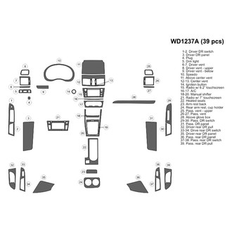 B&I® - 2D Blackwood Large Dash Kit (39 Pcs)