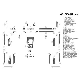 B&I® - 2D Blackwood Large Dash Kit (42 Pcs)