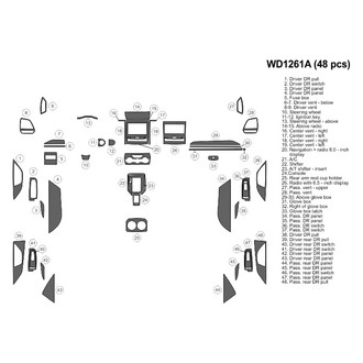 B&I® - 2D Blackwood Large Dash Kit (48 Pcs)