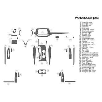 B&I® - 2D Blackwood Large Dash Kit (35 Pcs)
