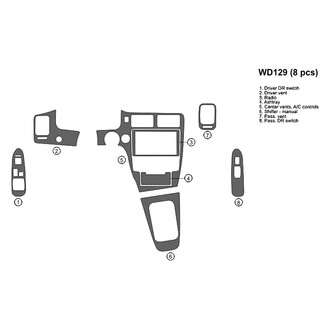 B&I® - 2D Blackwood Full Dash Kit (8 Pcs)