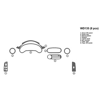 B&I® - 2D Blackwood Full Dash Kit (8 Pcs)
