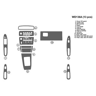 B&I® - 2D Blackwood Large Dash Kit (13 Pcs)