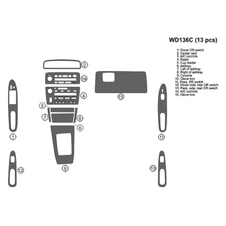 B&I® - 2D Blackwood Large Dash Kit (13 Pcs)
