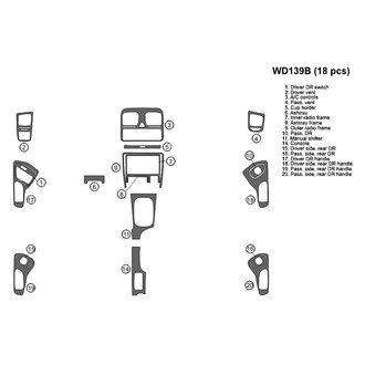 B&I® - 2D Blackwood Full Dash Kit (18 Pcs)
