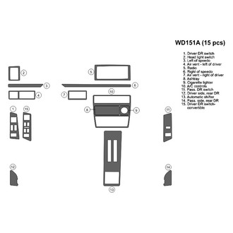 B&I® - 2D Blackwood Full Dash Kit (15 Pcs)