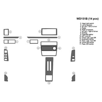 B&I® - 2D Blackwood Full Dash Kit (14 Pcs)