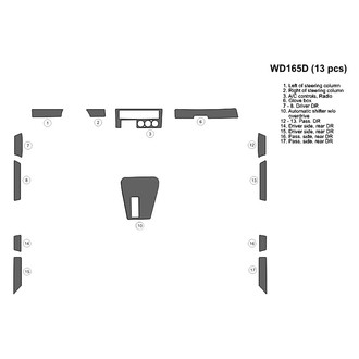 B&I® - 2D Blackwood Full Dash Kit (13 Pcs)