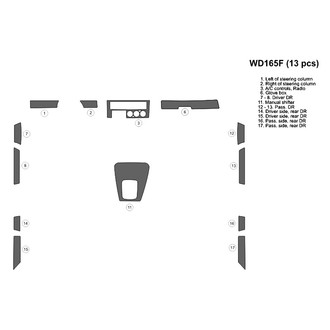 B&I® - 2D Blackwood Full Dash Kit (13 Pcs)