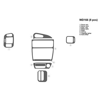 B&I® - 2D Blackwood Full Dash Kit (8 Pcs)