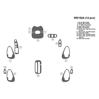B&I® - 2D Blackwood Full Dash Kit (14 Pcs)