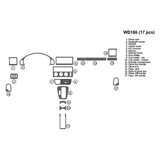 B&I® - 2D Blackwood Full Dash Kit (17 Pcs)