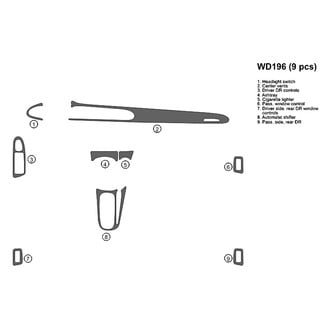 B&I® - 2D Blackwood Full Dash Kit (9 Pcs)