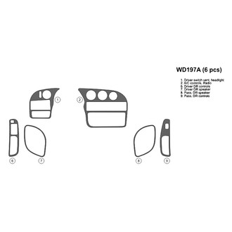 B&I® - 2D Blackwood Full Dash Kit (6 Pcs)