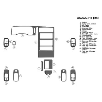 B&I® - 2D Blackwood Large Dash Kit (18 Pcs)