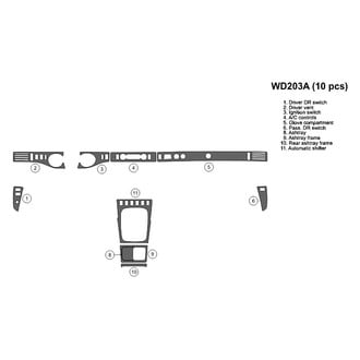 B&I® - 2D Blackwood Full Dash Kit (10 Pcs)