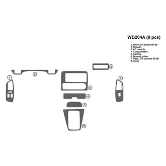 B&I® - 2D Blackwood Full Dash Kit (8 Pcs)