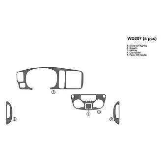 B&I® - 2D Blackwood Full Dash Kit (5 Pcs)