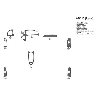 B&I® - 2D Blackwood Full Dash Kit (9 Pcs)