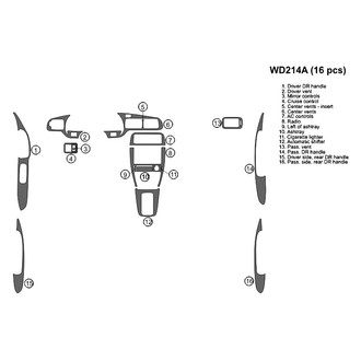 B&I® - 2D Blackwood Large Dash Kit (16 Pcs)