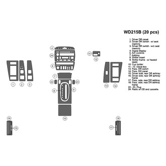 B&I® - 2D Factory Match Large Dash Kit (20 Pcs)