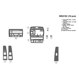 B&I® - 2D Factory Match Small Dash Kit (10 Pcs)