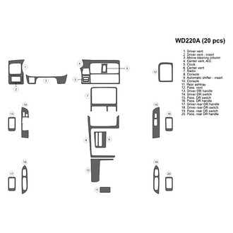 B&I® - 2D Blackwood Full Dash Kit (20 Pcs)