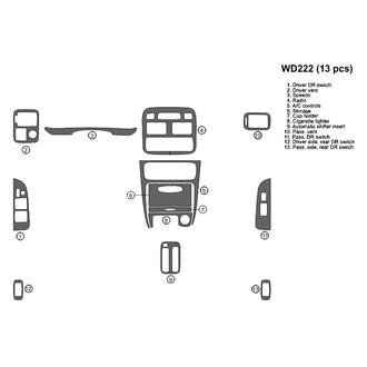 B&I® - 2D Blackwood Full Dash Kit (13 Pcs)