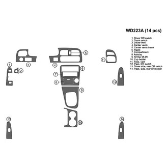B&I® - 2D Blackwood Full Dash Kit (14 Pcs)