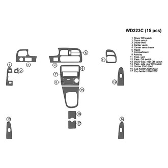 B&I® - 2D Blackwood Full Dash Kit (15 Pcs)