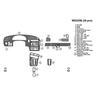 B&I® - 2D Blackwood Full Dash Kit (20 Pcs)