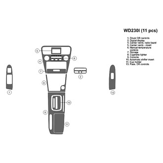 B&I® - 2D Blackwood Full Dash Kit (11 Pcs)