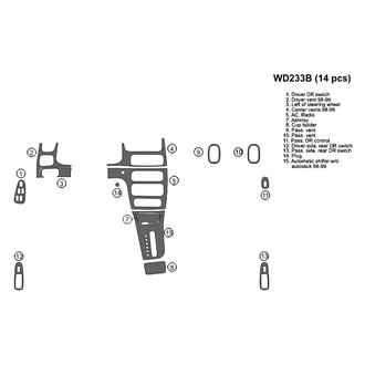 B&I® - 2D Blackwood Full Dash Kit (14 Pcs)