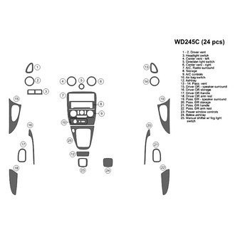 B&I® - 2D Blackwood Large Dash Kit (24 Pcs)