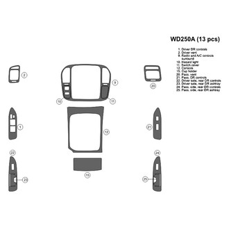 B&I® - 2D Blackwood Small Dash Kit (13 Pcs)