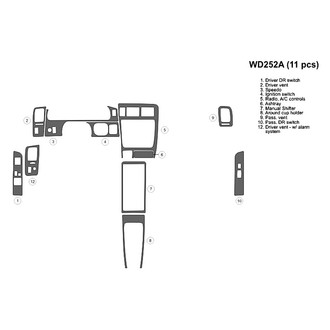 B&I® - 2D Blackwood Full Dash Kit (11 Pcs)