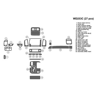 B&I® - 2D Factory Match Large Dash Kit (27 Pcs)