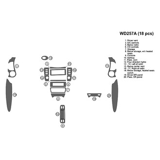B&I® - 2D Blackwood Full Dash Kit (18 Pcs)