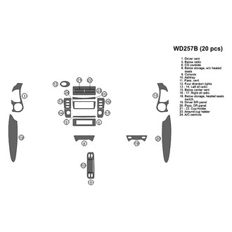 B&I® - 2D Blackwood Full Dash Kit (20 Pcs)
