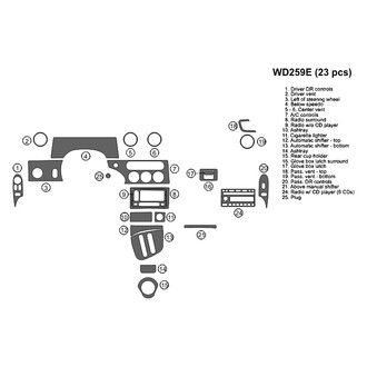 B&I® - 2D Blackwood Full Dash Kit (23 Pcs)